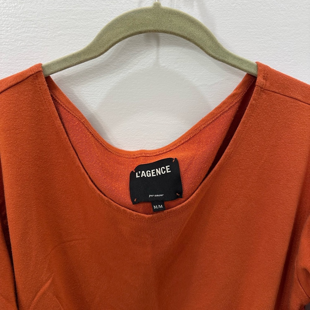 L'Agence Kimora Off-shoulder sweatshirt - Picture 5 of 6